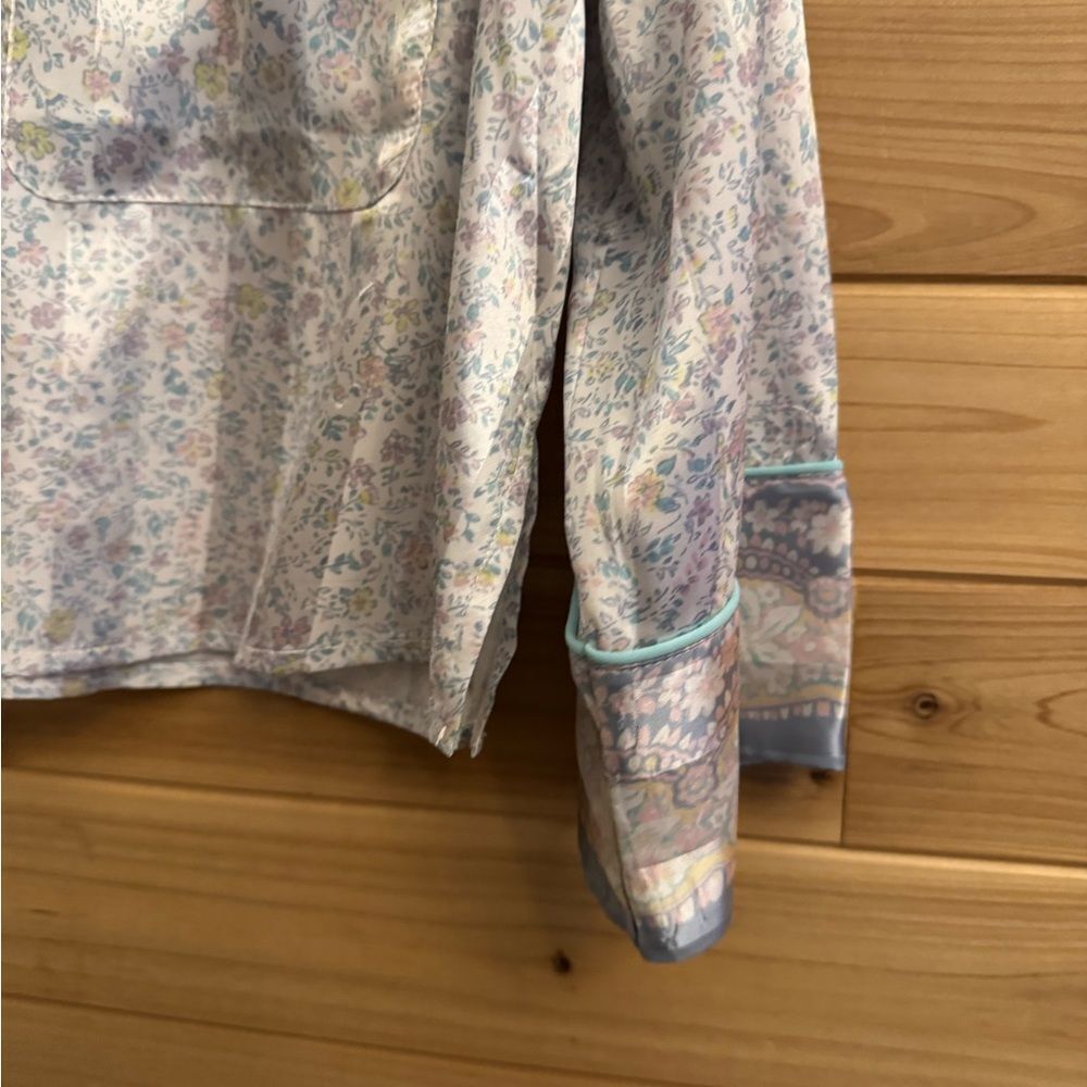 NWT Intimately Free People Size Medium Sweet Talk PJ Top Sunfaded Combo - Picture 7 of 15
